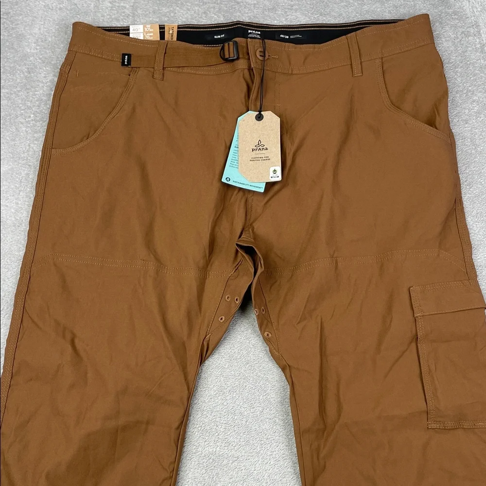 NEW Prana 40/30 Stretch Zion Slim Pant‎ II Men's Sepia Brown Hiking Outdoors